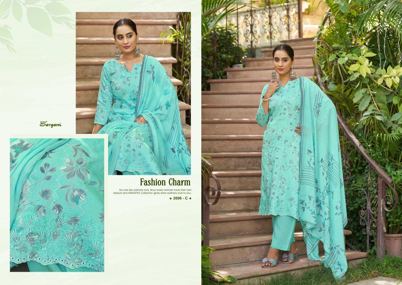 Sargam sherlin Dress materials wholesale suppliers